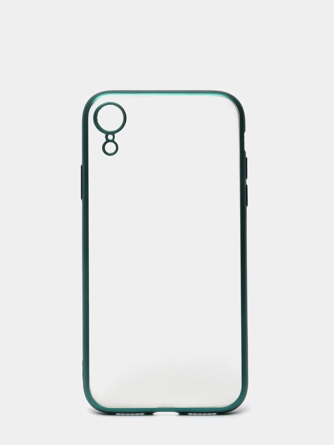 Зеленый чехол силиконовый для iphone/ 6/6s/7/8/se/xs/xsmax/xr/11/11pro/11promax с цветными рамками