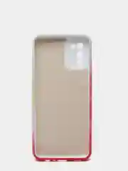 Коралловый меланж чехол силиконовый Samsung Galaxy A02s, Самсунг Галакси А02с с мягким подкладом