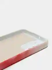 Коралловый меланж чехол силиконовый Samsung Galaxy A02s, Самсунг Галакси А02с с мягким подкладом