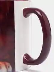 Фиолетовый кружка CoolPodarok "Тигренок. Голубые глаза"