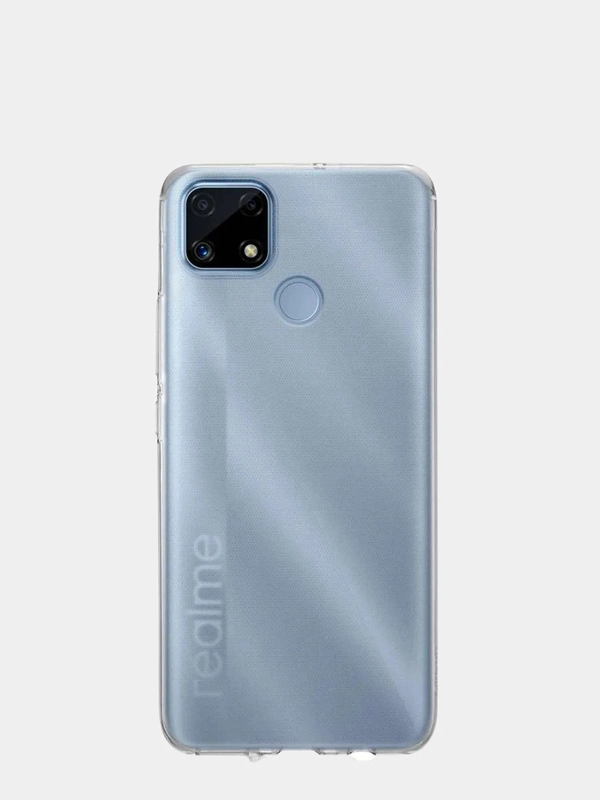 Чехол для Realme C25 / C12 прозрачный силиконовый