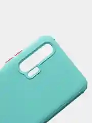 Бирюзовый чехол Huawei Honor 20 Pro (Хуавей Хонор 20) силиконовый противоударный с усиленными углами