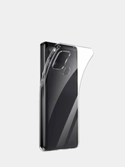 Чехол Samsung A21S, плотный силикон, прозрачный, 1.5 мм