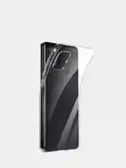 Чехол Samsung A21S, плотный силикон, прозрачный, 1.5 мм