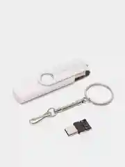 Серебряный usb флеш-накопитель 3 в 1 для телефона и ПК 8, 16, 32, 64, 128 Гб, флешка Jaster