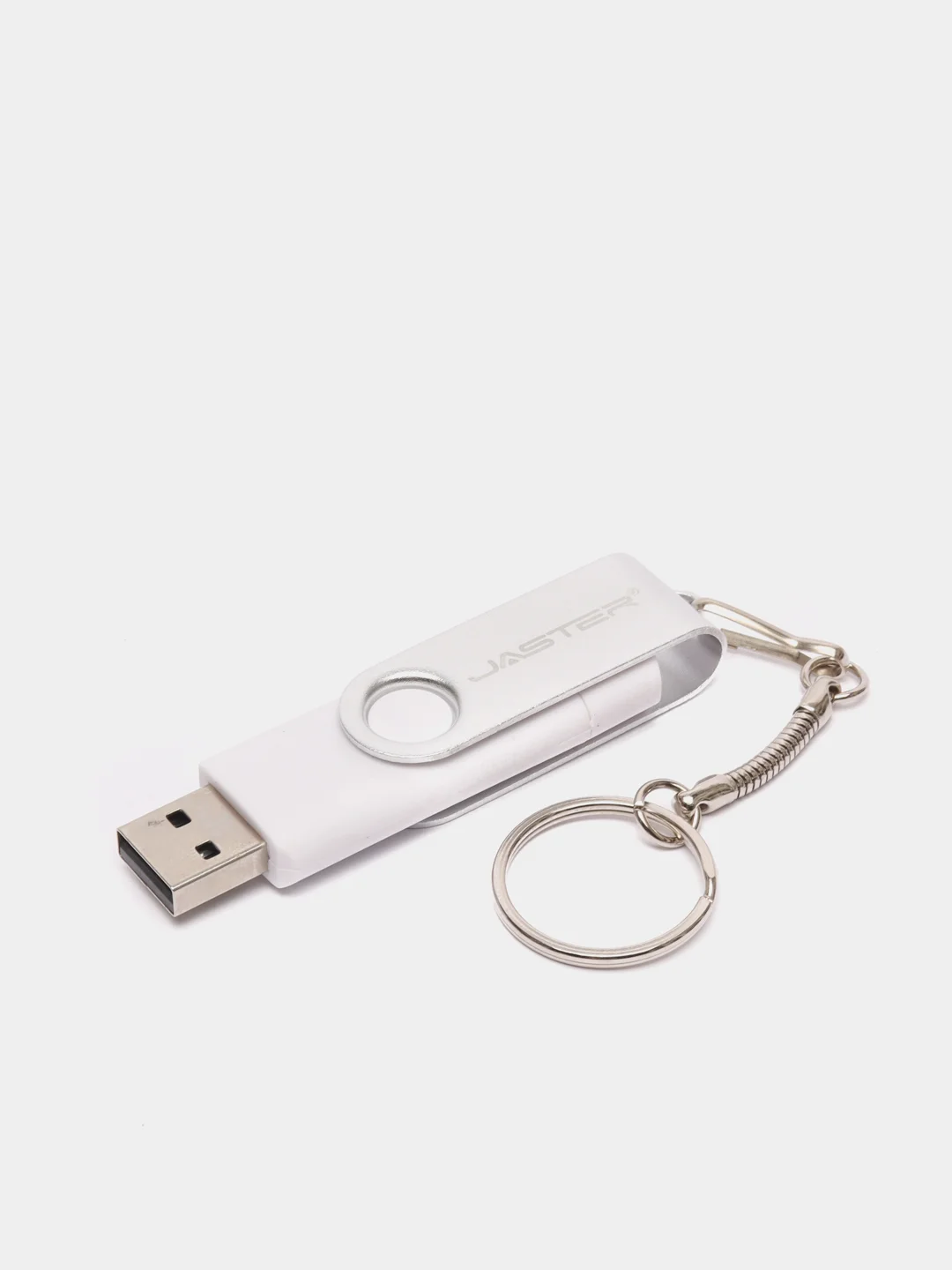 Серебряный usb флеш-накопитель 3 в 1 для телефона и ПК 8, 16, 32, 64, 128 Гб, флешка Jaster