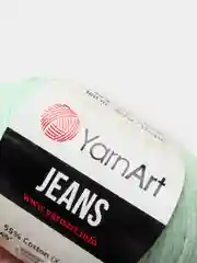 Мятный пряжа YarnArt Jeans, 50 г, 160 м