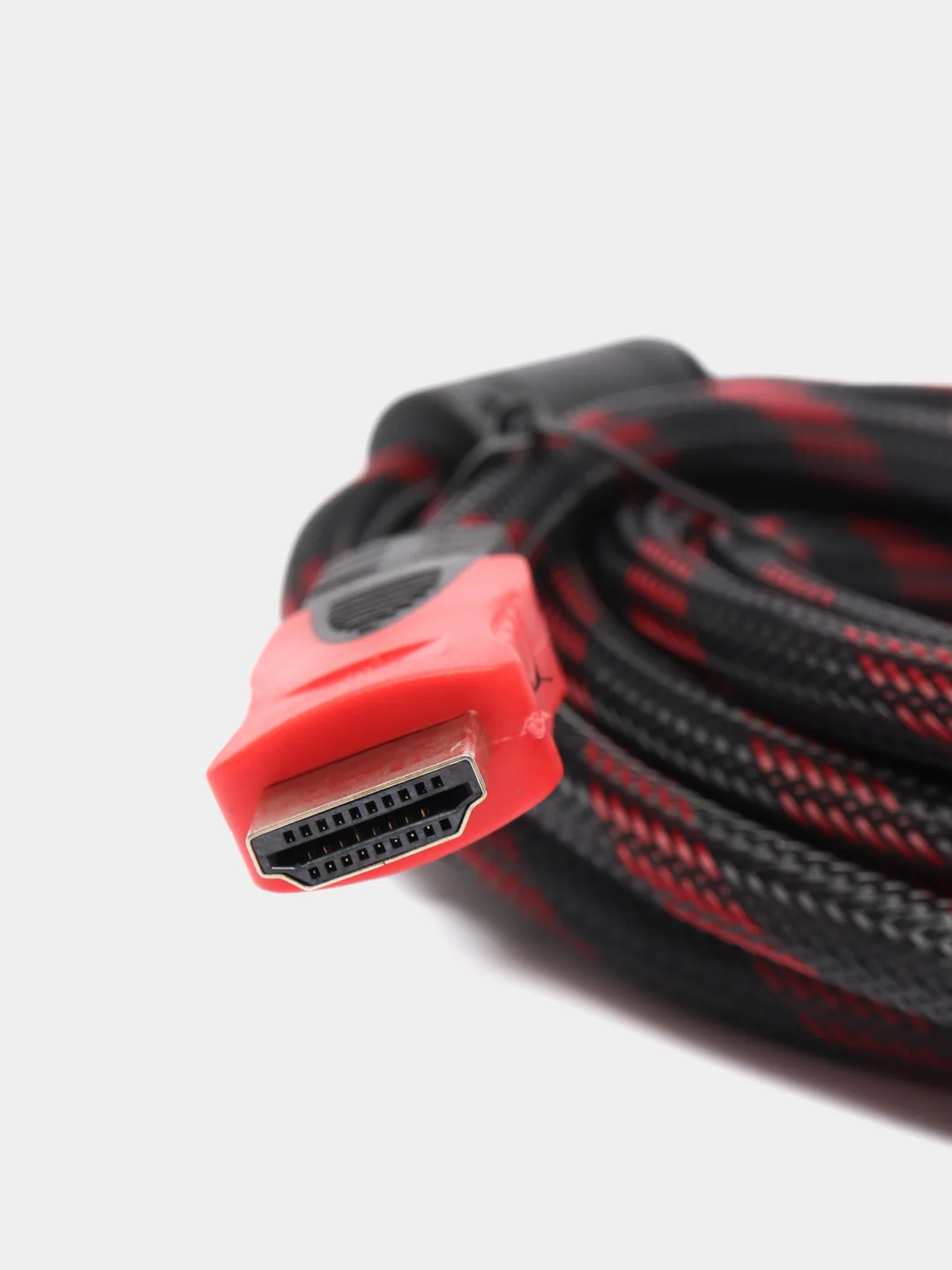 Кабель HDMI M / HDMI M, LAN, чёрно-красный, 5 м