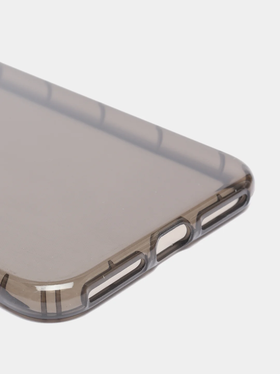 Серый чехол на iPhone 13, 12, 11, 7, 8, SE 2020, Plus, X, XS, XR, Max, Pro, mini, прозрачный