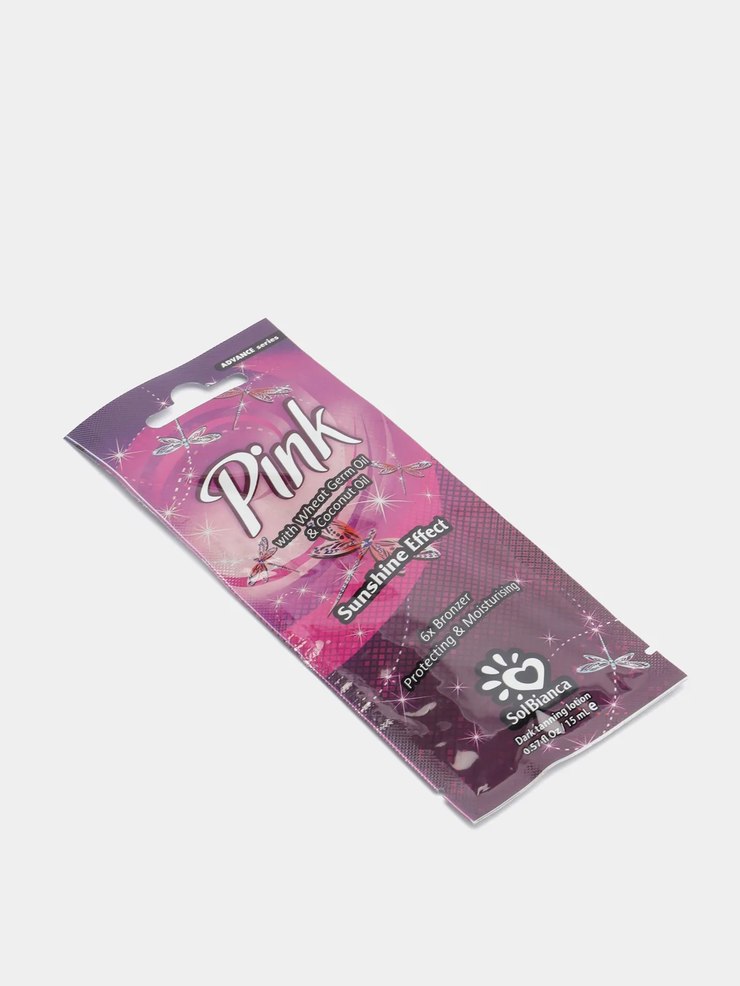 Sol Bianca Pink Крем для загара с маслом Пшеницы, маслом Кокоса (6* Bronzer) 15 мл