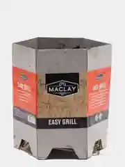 Комплект: уголь+розжиг, лёгкий гриль Maclay