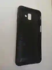Алый силиконовый усиленный чехол Samsung J6 +(Plus)