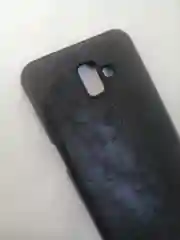 Алый силиконовый усиленный чехол Samsung J6 +(Plus)