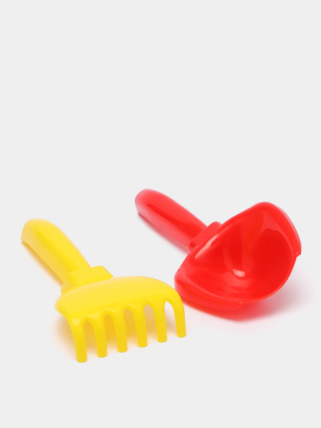 Синий игрушки для песочницы: ведро, лопатка, грабли