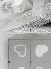 Белый подарочная коробка