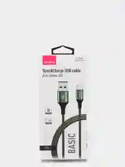 Зеленый кабель c быстрой зарядкой Olmio Basic Type-C, 1,2 м, 2,1 A
