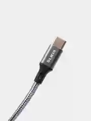 Серый кабель c быстрой зарядкой Olmio Basic Type-C, 1,2 м, 2,1 A
