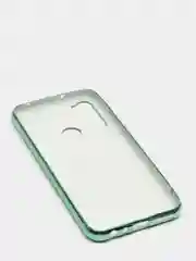 Зеленый чехол Xiaomi Redmi Note 8T цветной, силиконовый, с глянцевой рамкой (Редми Нот 8Т)