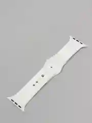 Белый силиконовый ремешок для Apple Watch 38, 42, 40, 44