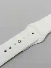 Белый силиконовый ремешок для Apple Watch 38, 42, 40, 44