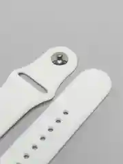 Белый силиконовый ремешок для Apple Watch 38, 42, 40, 44