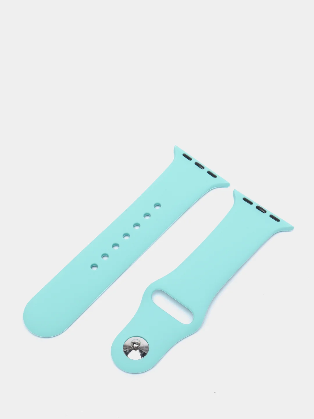 Бирюзовый силиконовый ремешок для Apple Watch 38, 42, 40, 44