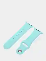 Бирюзовый силиконовый ремешок для Apple Watch 38, 42, 40, 44