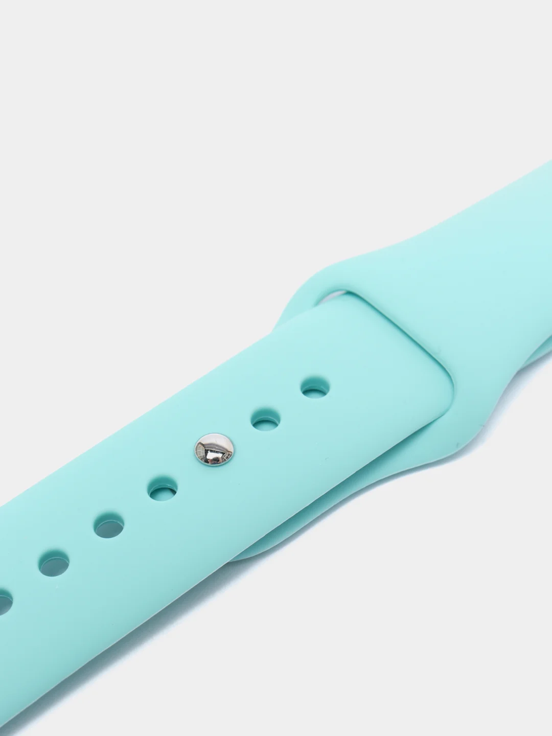 Бирюзовый силиконовый ремешок для Apple Watch 38, 42, 40, 44