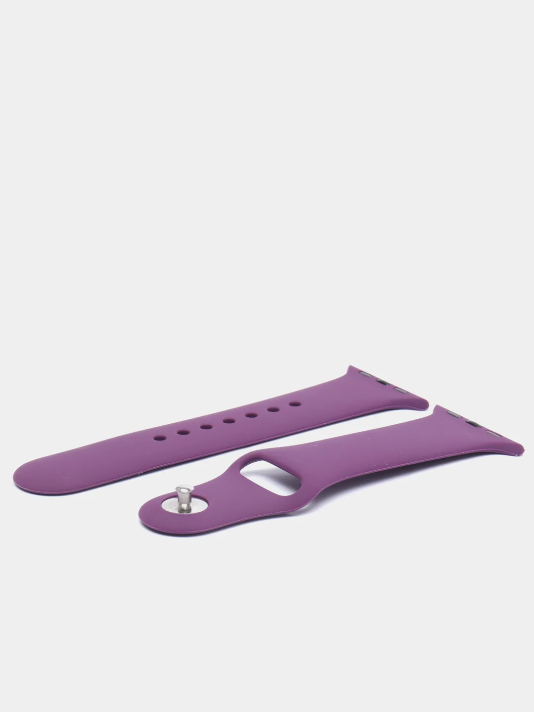 Фиолетовый силиконовый ремешок для Apple Watch 38, 42, 40, 44