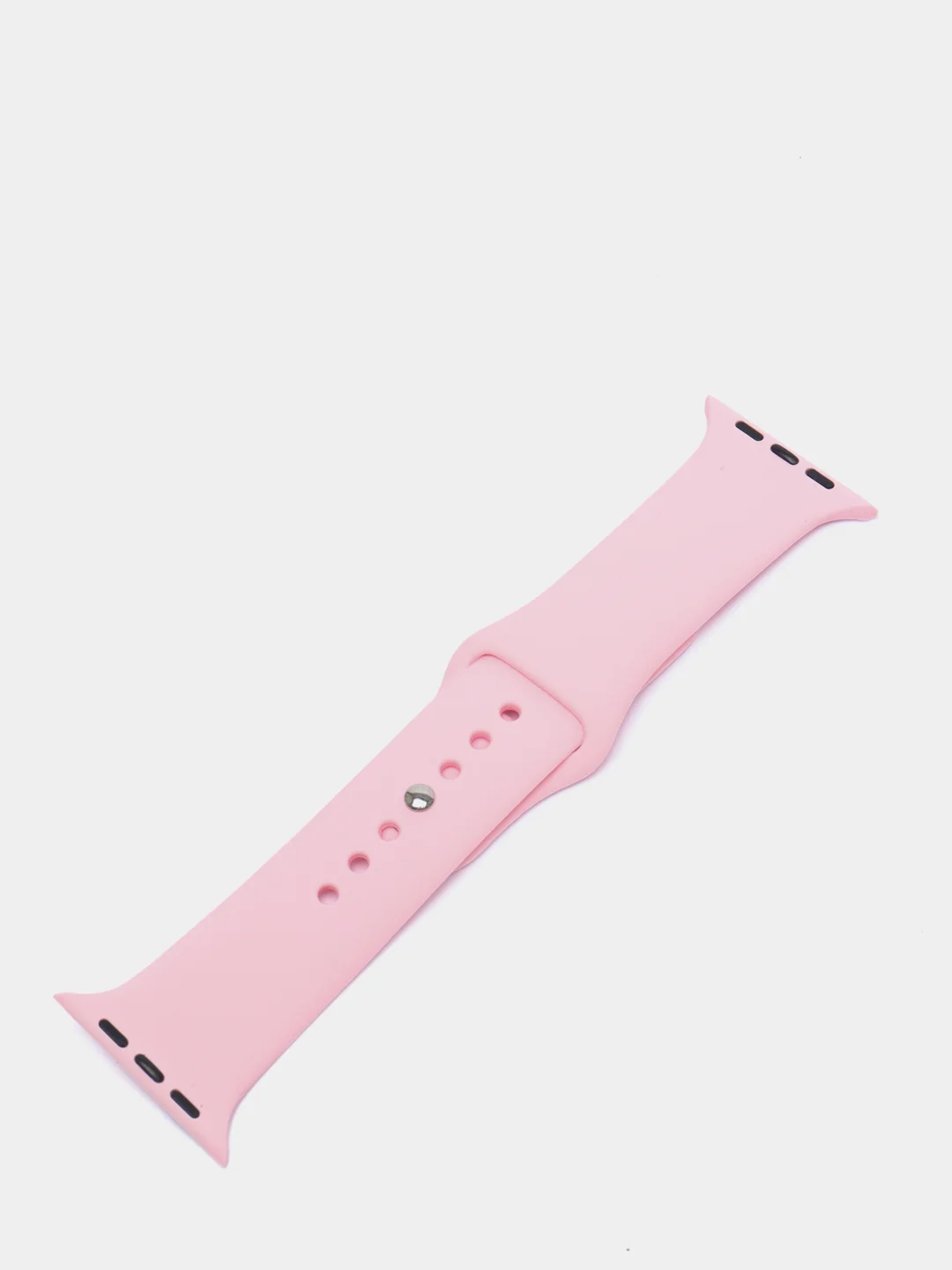 Розовый силиконовый ремешок для Apple Watch 38, 42, 40, 44