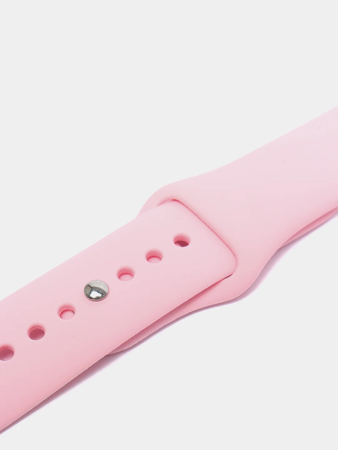 Розовый силиконовый ремешок для Apple Watch 38, 42, 40, 44
