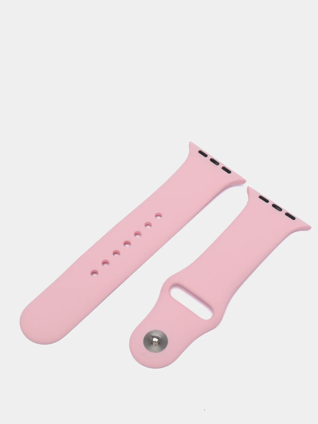 Розовый силиконовый ремешок для Apple Watch 38, 42, 40, 44