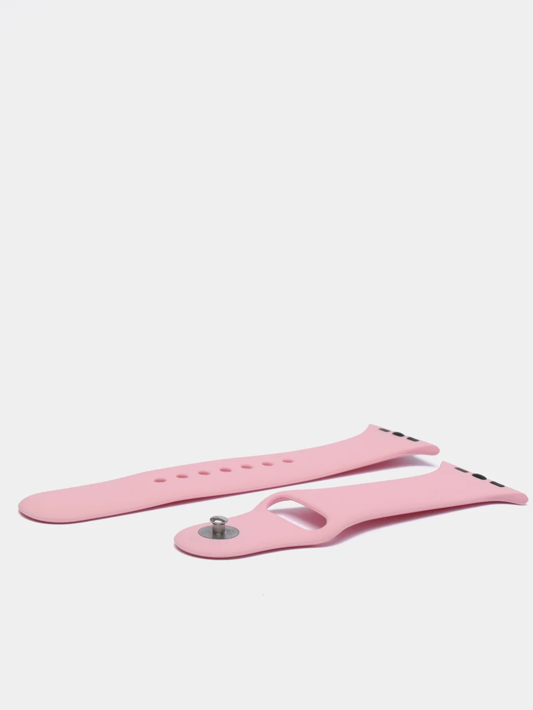 Розовый силиконовый ремешок для Apple Watch 38, 42, 40, 44