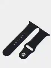 Черный силиконовый ремешок для Apple Watch 38, 42, 40, 44