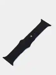 Черный силиконовый ремешок для Apple Watch 38, 42, 40, 44