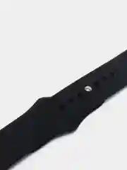 Черный силиконовый ремешок для Apple Watch 38, 42, 40, 44