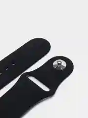 Черный силиконовый ремешок для Apple Watch 38, 42, 40, 44