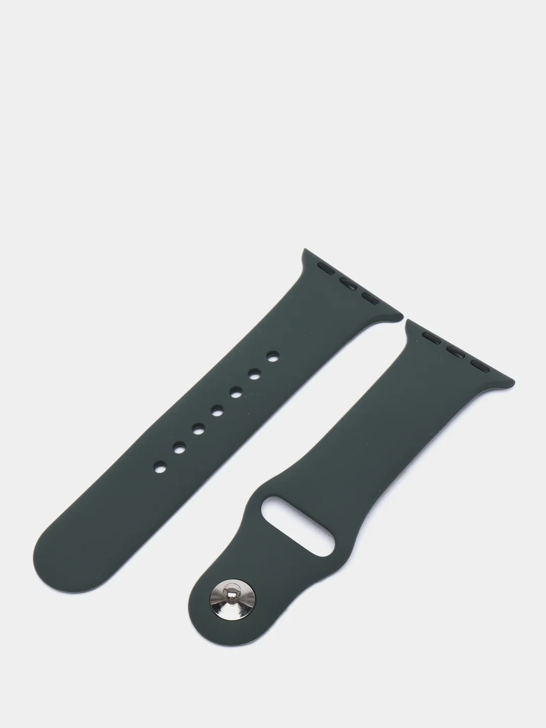 Зеленый силиконовый ремешок для Apple Watch 38, 42, 40, 44