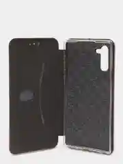 Золотой чехол книжка на Samsung Galaxy Note 10, Самсунг Галакси Нот 10