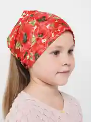 Зеленый детская косынка на резинке