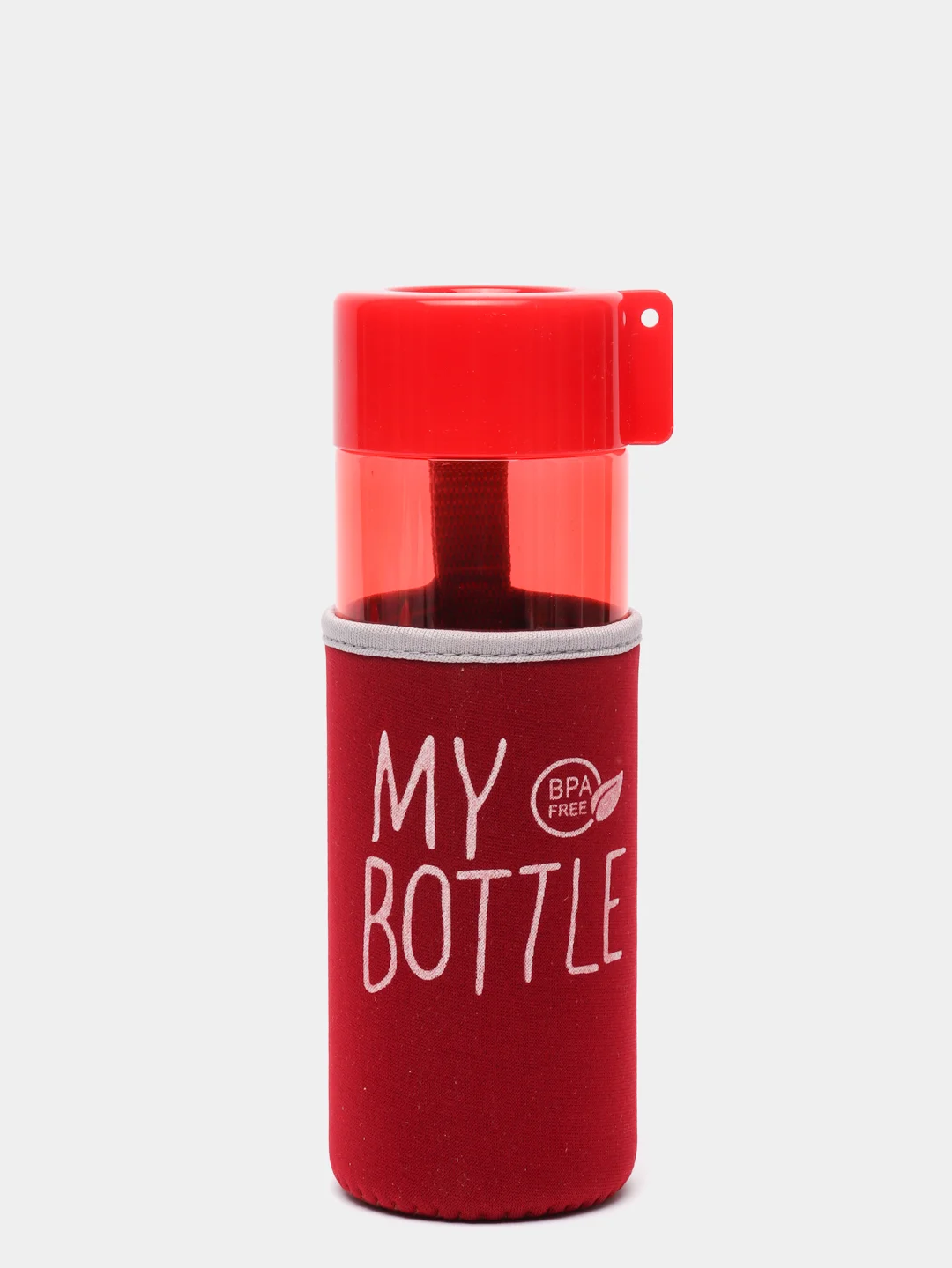 Красный my bottle в термочехле