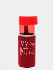 Красный my bottle в термочехле