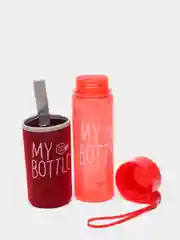 Красный my bottle в термочехле