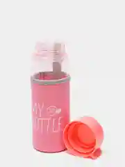 Розовый my bottle в термочехле