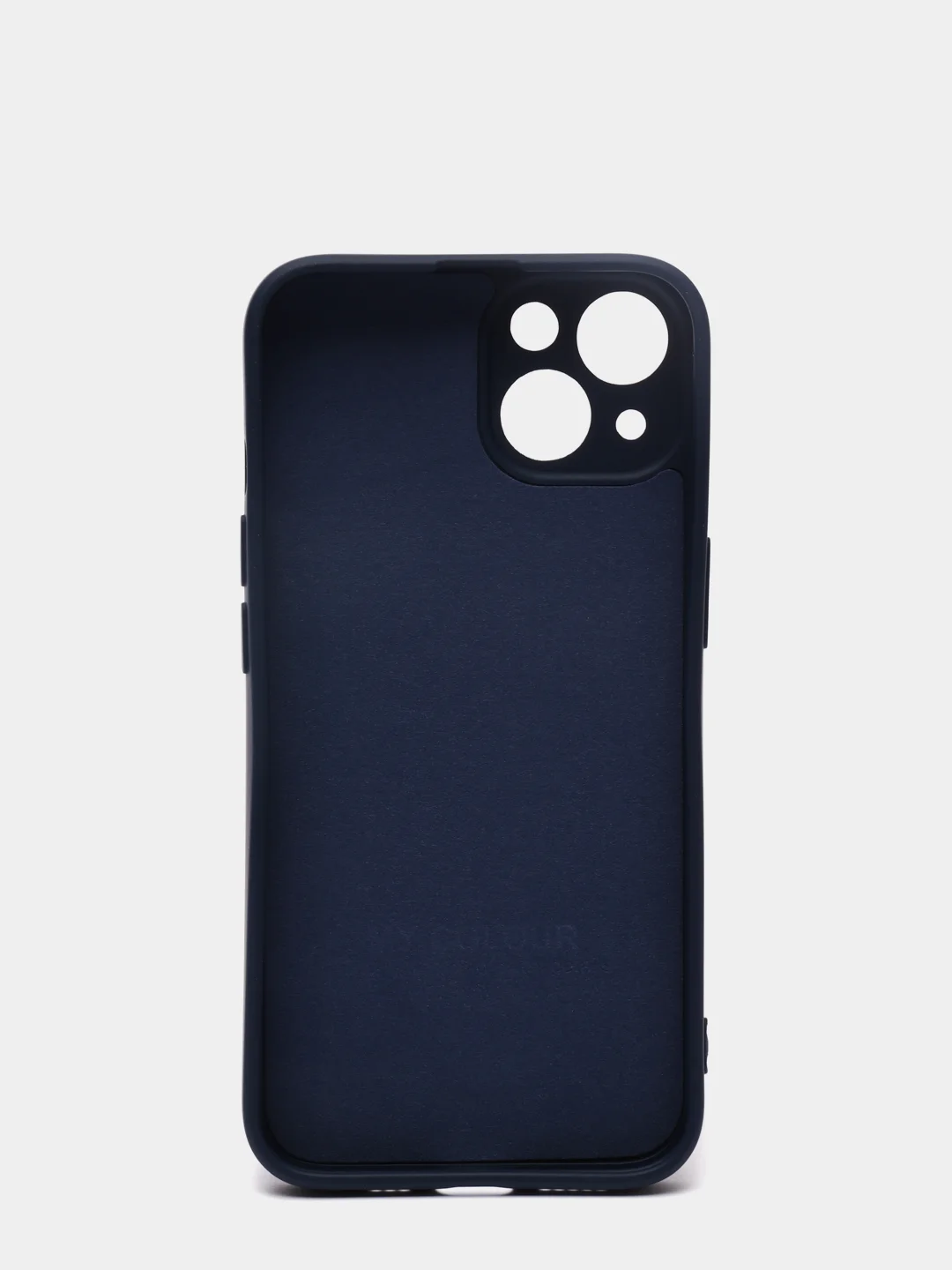 Темно-синий чехол iPhone 13 Pro Max, силиконовый на айфон про макс