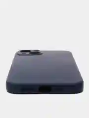 Темно-синий чехол iPhone 13 Pro Max, силиконовый на айфон про макс