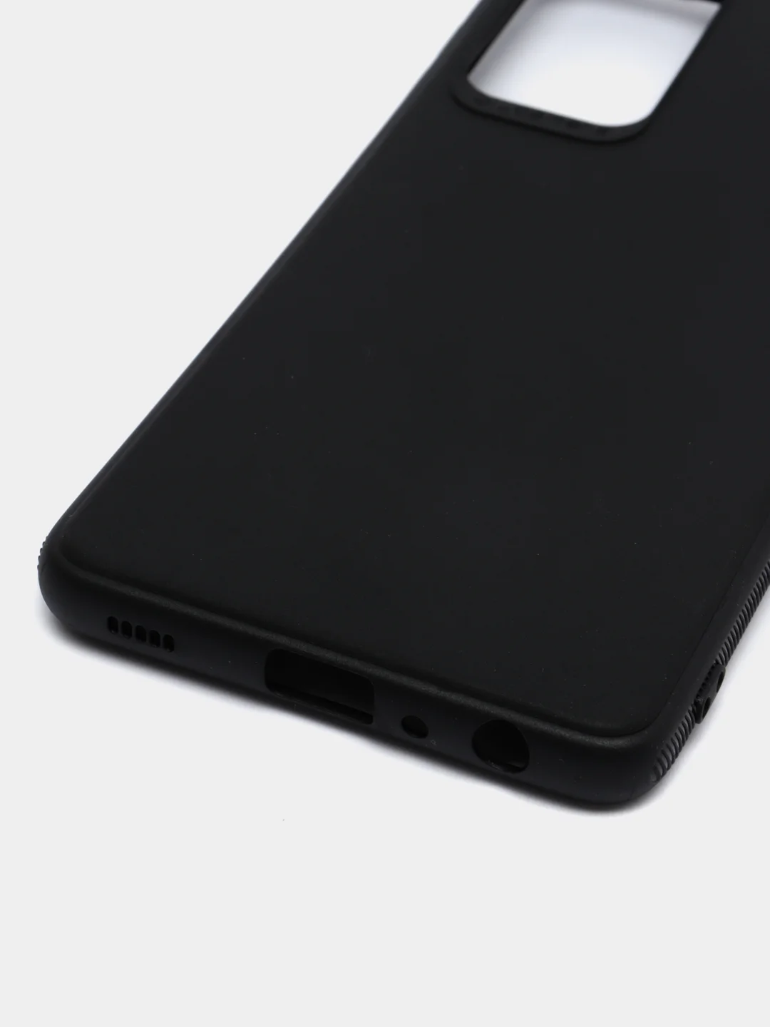 Черный матовый чехол для Samsung Galaxy A52