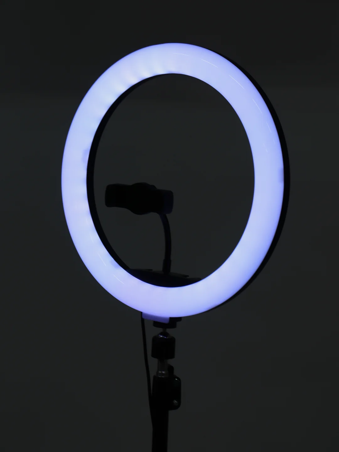 Кольцевая лампа MJ33, с металлическим штативом, RGB, LED, 33 см