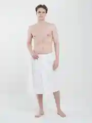 Белый килт для бани и сауны и СПА мужской, женский