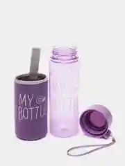 Фиолетовый my bottle в термочехле